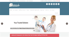 Desktop Screenshot of 3dmedicalstaffing.com